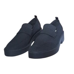 Steven New York Womens Loafers Knit Brynn Black Slip On Size 9.5